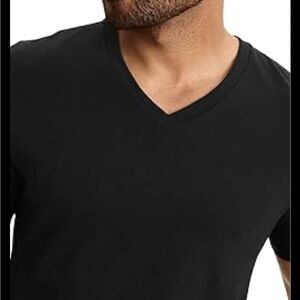 Black V-Neck T-Shirt